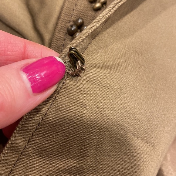 NWT Coldwater Creek Brown Shaped Bead Detailed Jacket Misses 16 - Picture 8 of 17